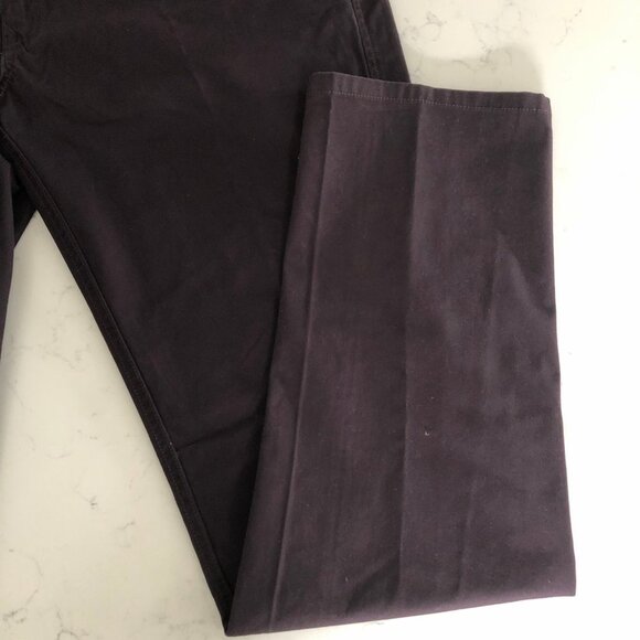 Haggar Heritage Collection Slim Fit Flat Front Cotton Jeans Purple Sz 36X34 NWT - Picture 4 of 15